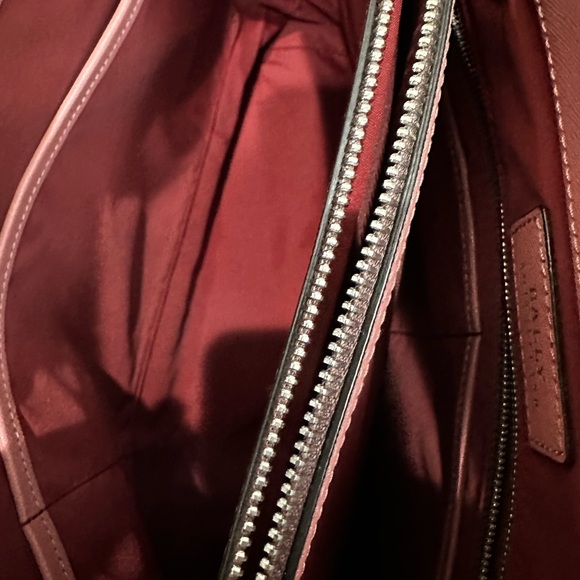 Bally Supra Large Tote – Rosehaze Pink with Signature Stripe – Made in Italy - Picture 10 of 16